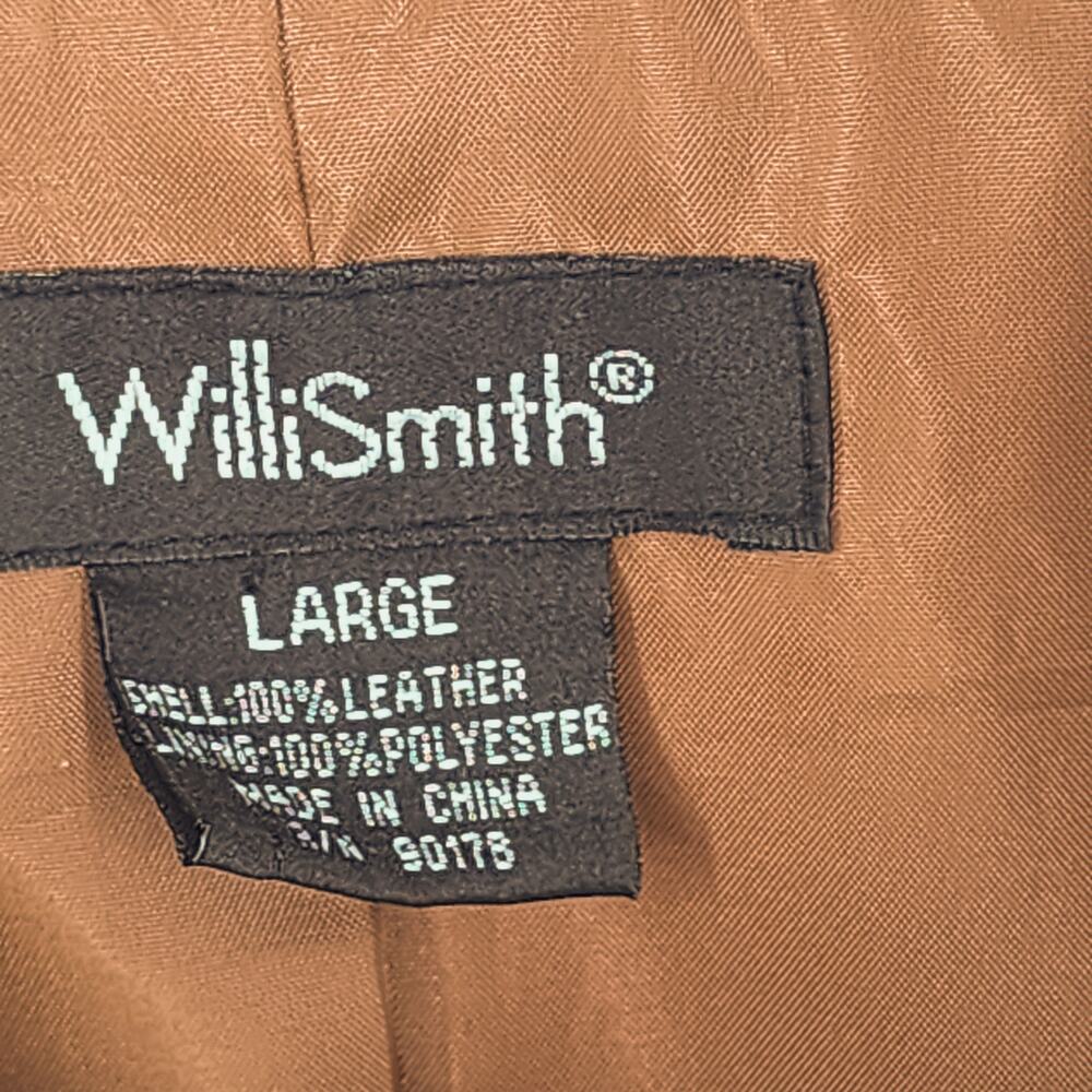 Willi Smith Women's Leather Skirt Jacket Set Western Size Large Tan - Picture 5 of 16